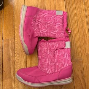 Lands End Pink Kids Winter Boots